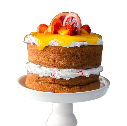 Bakery cake and pastry display